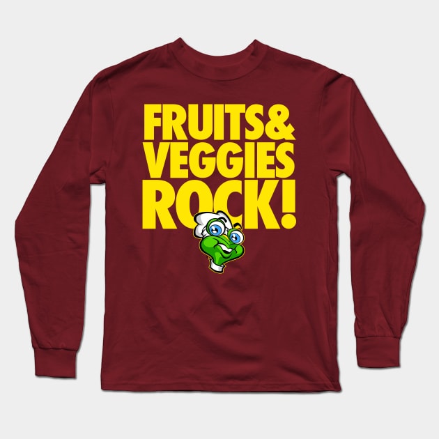 CTC - Fruits & Veggies ROCK! Long Sleeve T-Shirt by Coqui the Chef®